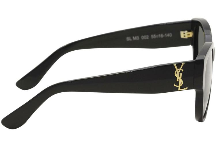 saint-laurent-womens-sl-m3-m-3-oval-sunglasses-black-gold-gray-nylon-lens-002-3