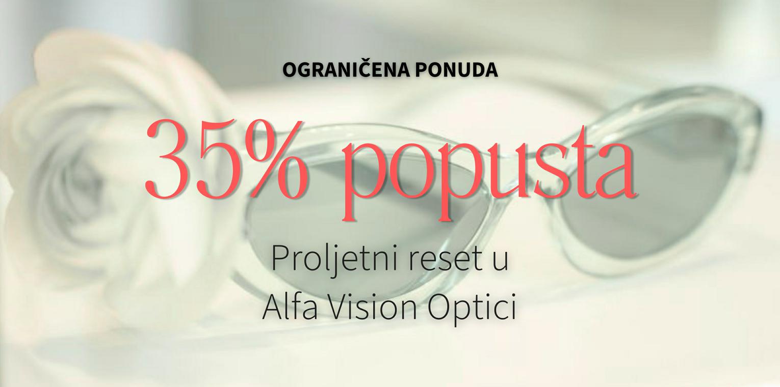 Posebna proljetna ponuda: 35% popusta + dodatne pogodnosti