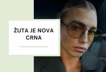 Trend sunčanih naočala sa žutim staklima 